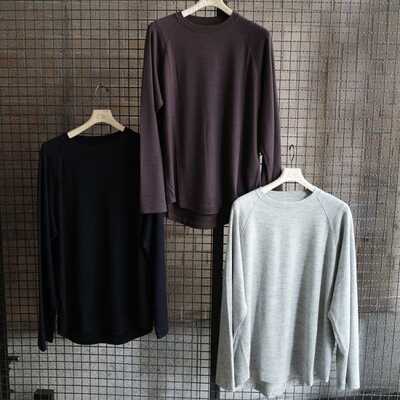 25秋冬 日产 Pilgrim Surf+Supply 纯羊毛长袖T恤 男款 0260