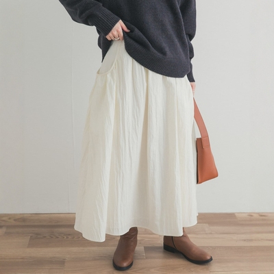 【8折】东京胖黄瓜 DOORS 侧袋打褶半身裙 DRA7-25R101