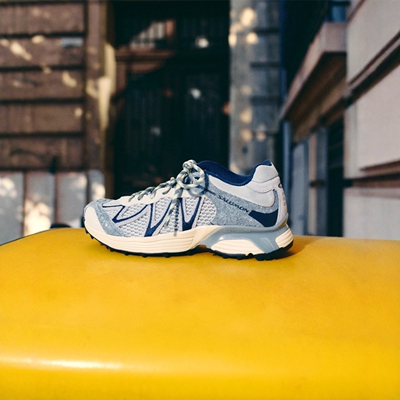 SALOMON / XT-WHISPER EMBROIDERY 春夏麂皮网眼透气运动鞋