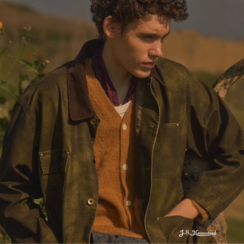 东京胖黄瓜日本代购 J.S.Homestead 复古皮革夹克外套 1110