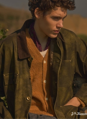 东京胖黄瓜日本代购 J.S.Homestead 复古皮革夹克外套 1110