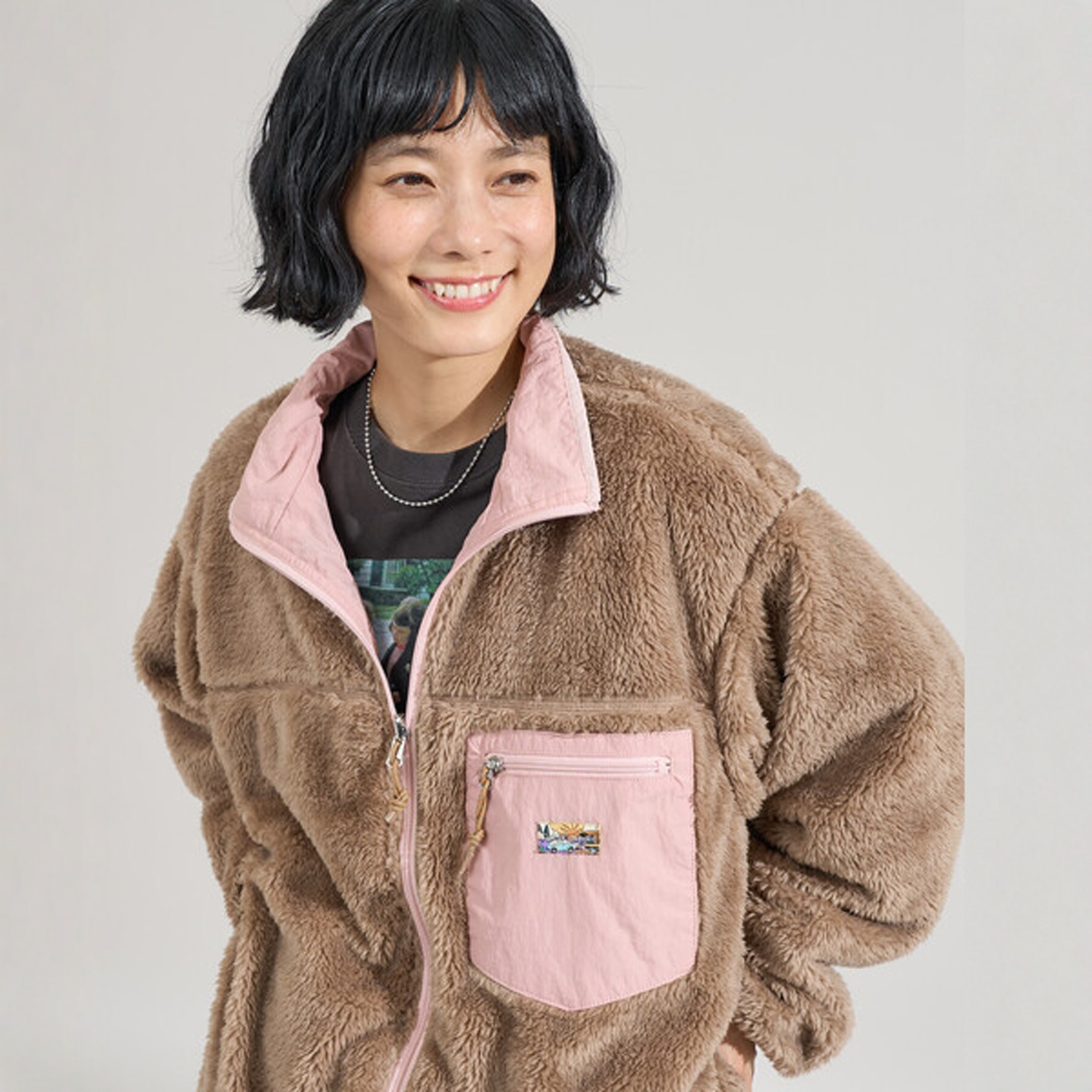 东京胖黄瓜日本代购 FREAK'S STORE 双面夹克 1153248901538