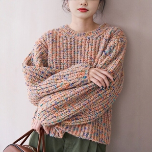 彩棉套头针织衫 女款 0008 coen 东京胖黄瓜日本代购