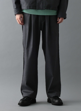 东京胖黄瓜日本代购 GLOBAL WORK 流苏阔腿休闲裤 632329