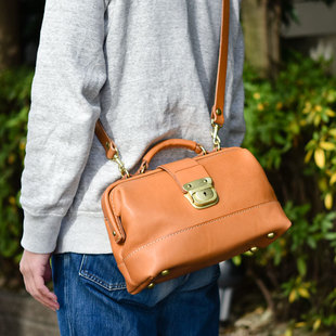 东京胖黄瓜日本代购 HERZ 手工制 牛皮手提挎包 (CW-7)