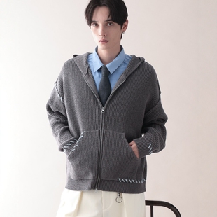 【5折】东京胖黄瓜日本代购 RAGEBLUE 连帽拉链针织衫 635249