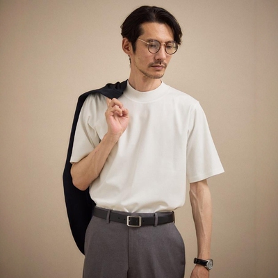 东京胖黄瓜日本代购 TAKEO KIKUCHI 冷感半高领短袖T恤 931-31032