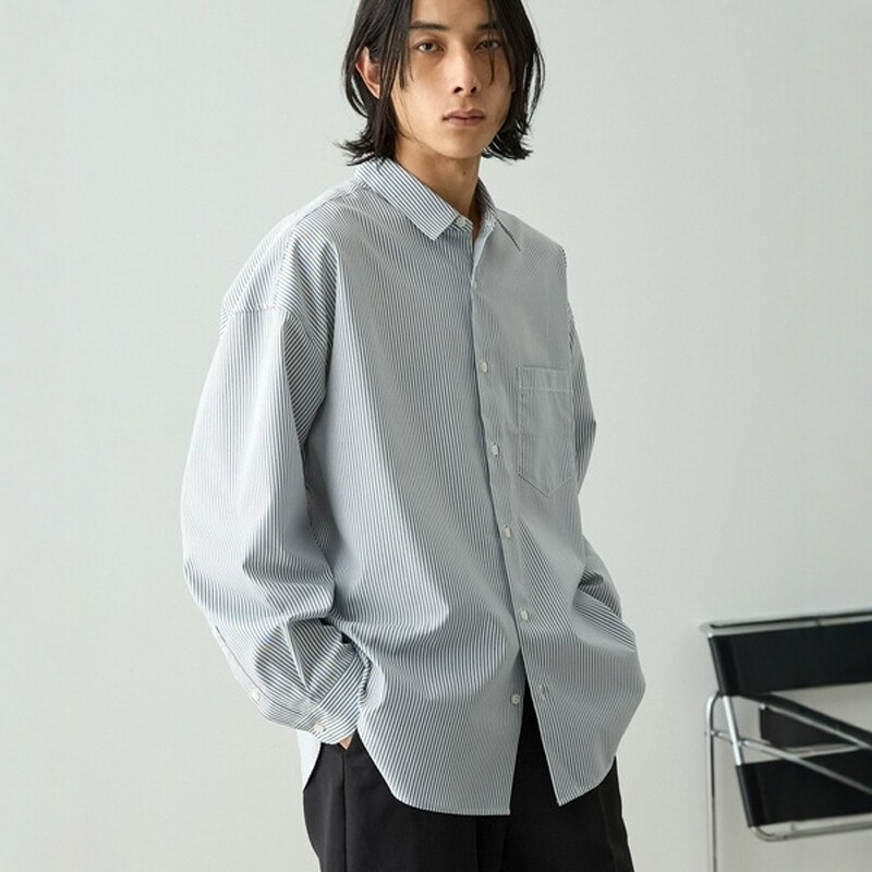 东京胖黄瓜日本代购 EMMA CLOTHES 宽松速干长袖衬衫 EMsh1600