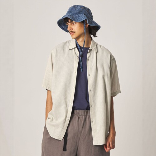 26春夏 日产 Steven Alan 轻便凉爽宽松短袖衬衫 男款 0000