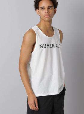 东京胖黄瓜日本代购 NUMERALS 徽标印花背心 293270