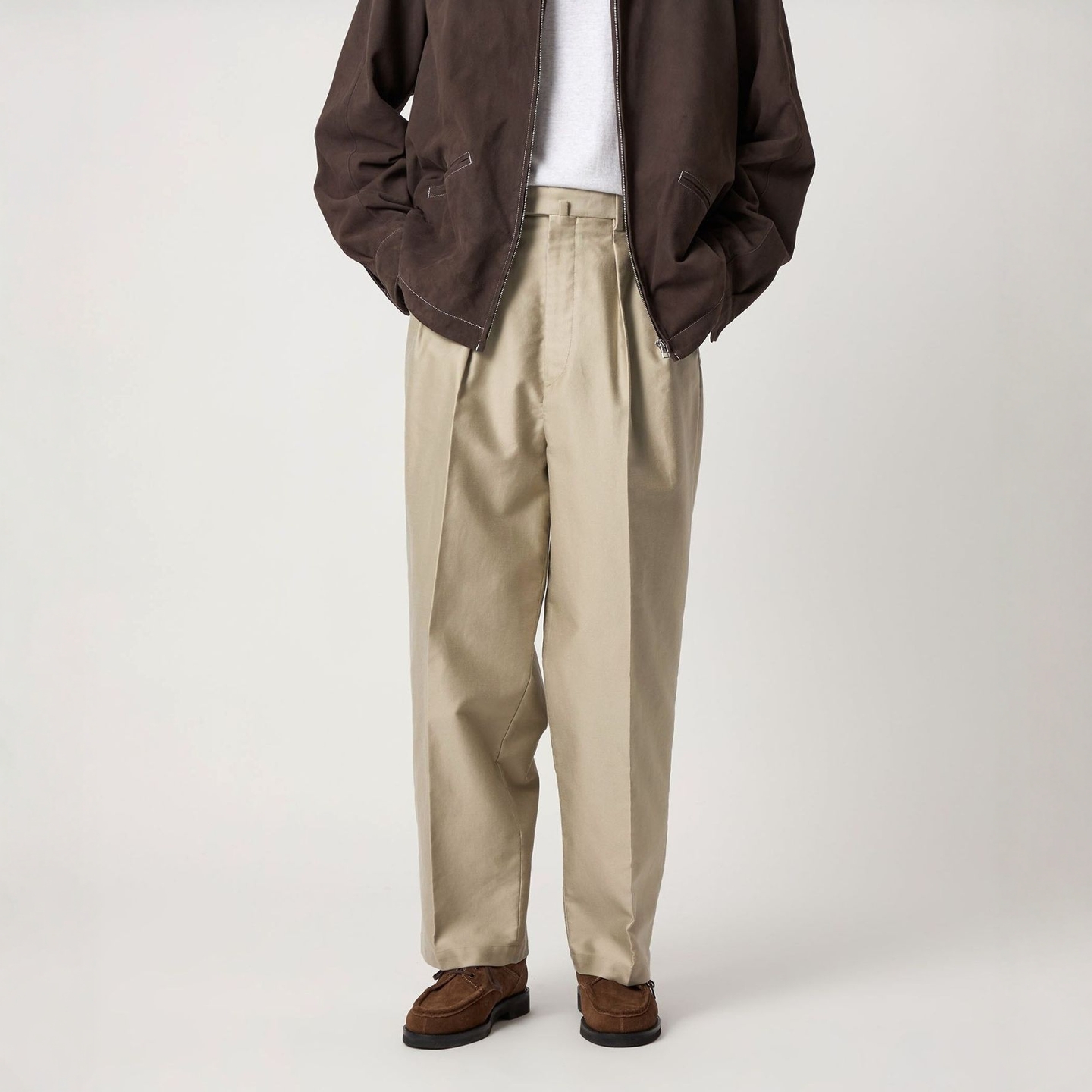 【VIP限时6折】Steven Alan 纯棉百褶锥形休闲裤 男款 0007