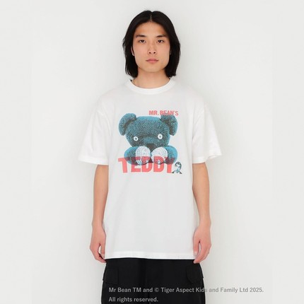 BEAMS x GOOD ROCK SPEED / Mr.Bean TEDDY 纯棉印花T恤 1294