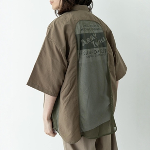 日本代购 ARMY TWILL 军事网眼短袖衬衫 CL26210-1030093