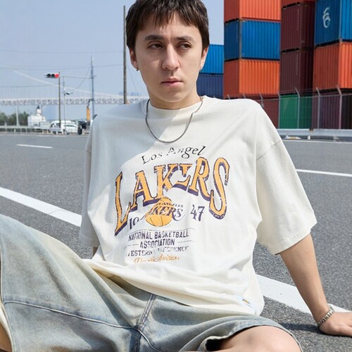 日本代购 NBA / EMMA CLOTHES 印花圆领短袖T恤 EMsc1447