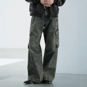 东京胖黄瓜日本代购 WYpt1369 复古水洗牛仔裤 WYM LIDNM