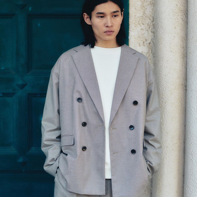 RAGEBLUE宽松翻领夹克242111