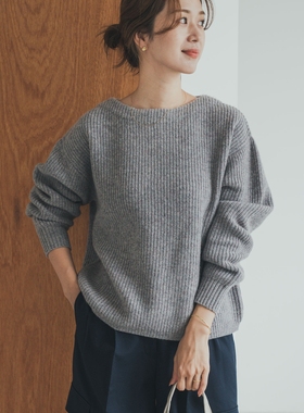 【8折】东京胖黄瓜  DOORS 汉密尔顿羊毛圆领针织衫 DRA7-22E104