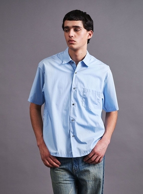 【6折】日本代购 MONKEY TIME 春夏纯棉短袖衬衫 男款 25SS 0451