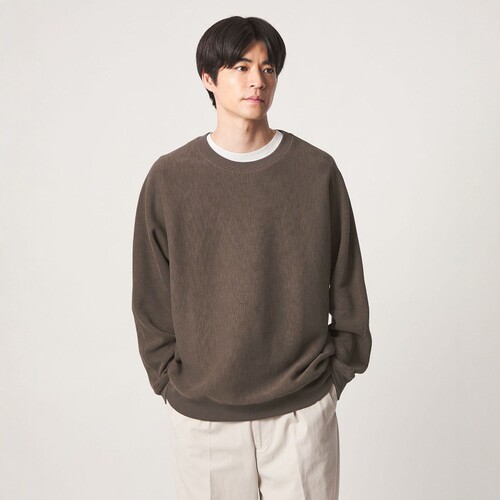 东京胖黄瓜日本代购 green label relaxing 圆领套头针织衫 0071