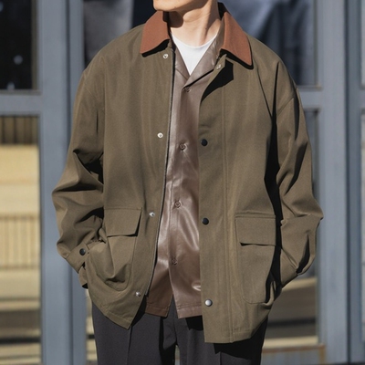 东京胖黄瓜日本代购 ITEMS 长款工装狩猎夹克 IT26130-1051016