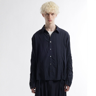 衬衫 东京胖黄瓜日本代购 UP抽绳长袖 SET 663077 HARE