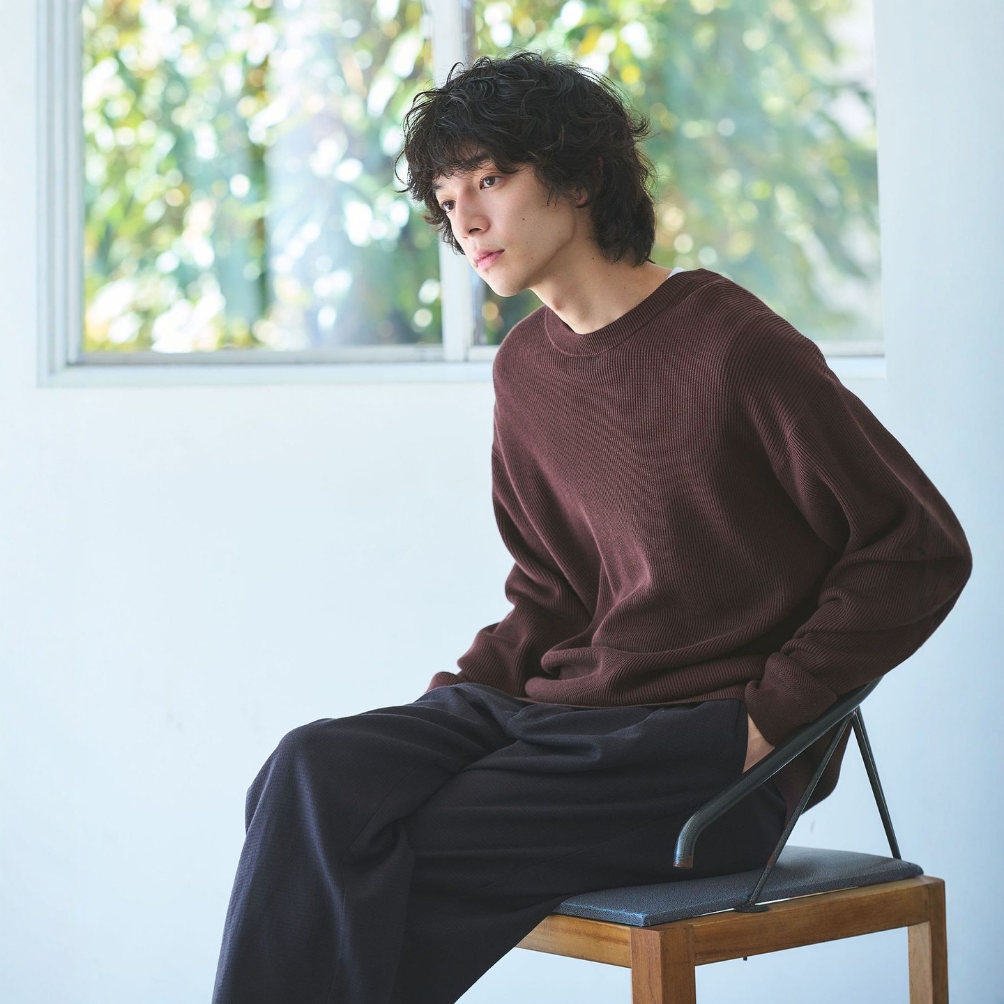 【VIP限时6折】green label relaxing 纯棉圆领针织衫 男款 1449