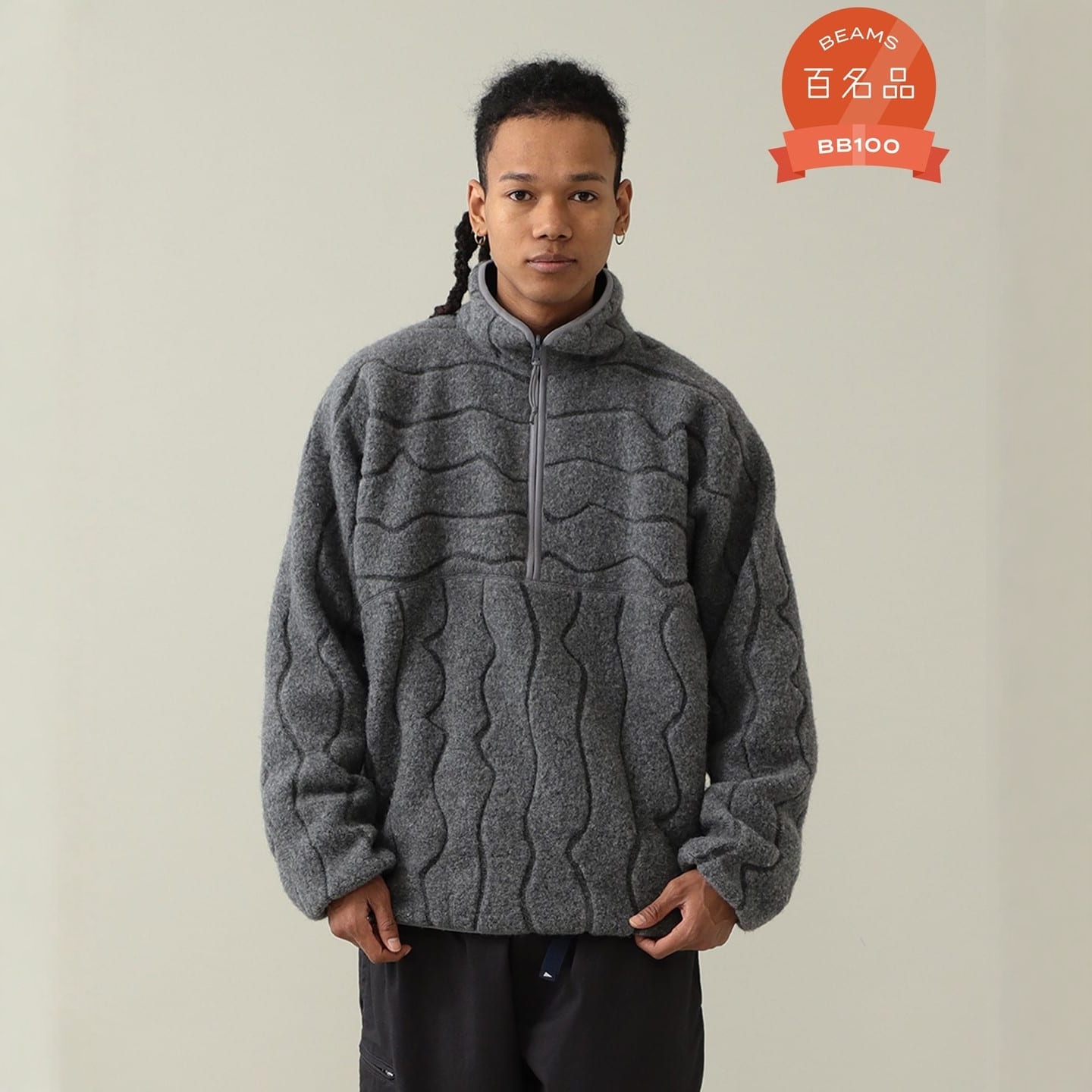 25秋冬 Pilgrim Surf+Supply / Mosley Boa 半拉链羊毛套衫 0278