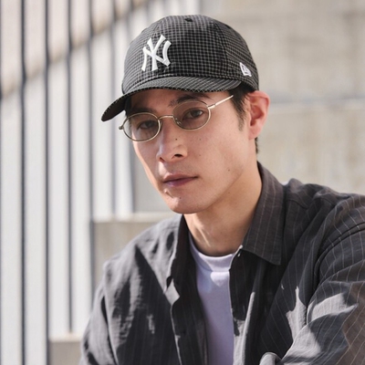 【VIP限时6折】代购 ＜NEW ERA＞GLR NY 9THIRTY格纹棒球帽 0066