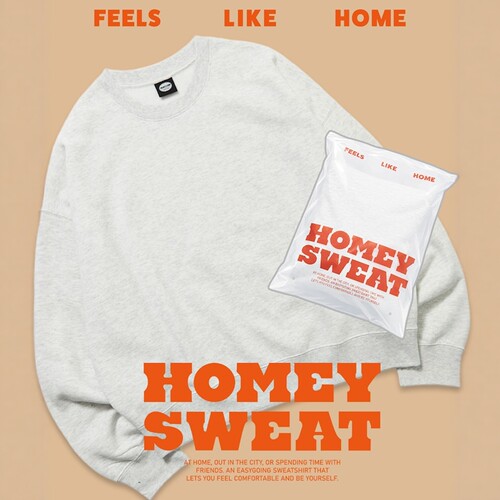 26秋冬 FREAK'S STORE / HOMEY SWEAT 柔软拉绒内衬宽松卫衣 1292
