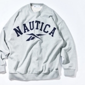 65折 刺绣重磅宽松圆领卫衣 NANGA Reebok 男款 0070