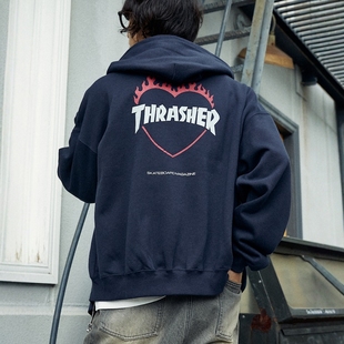 【7折】THRASHER x FREAK'S STORE / HEART LOGO 拉链帽衫 0004