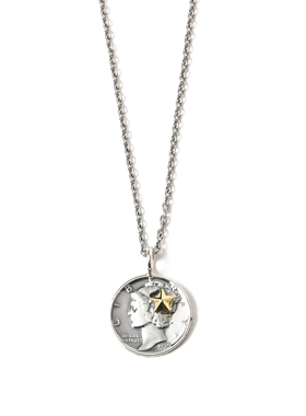 日产 NORTH WORKS x BEAMS 复古星形硬币项链 0465