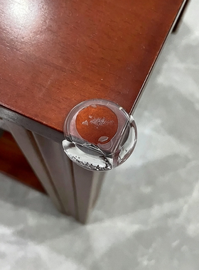 球形防撞胶垫圆形透明护角保护