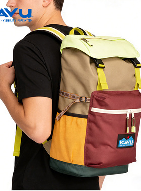 kavu 双肩背包登山包户外徒步双肩包轻量化越野9245