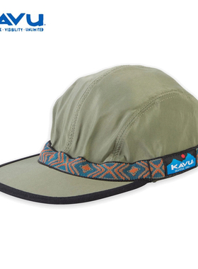 KAVU户外运动遮阳帽男士鸭舌帽透气轻量防晒帽子女款通用118