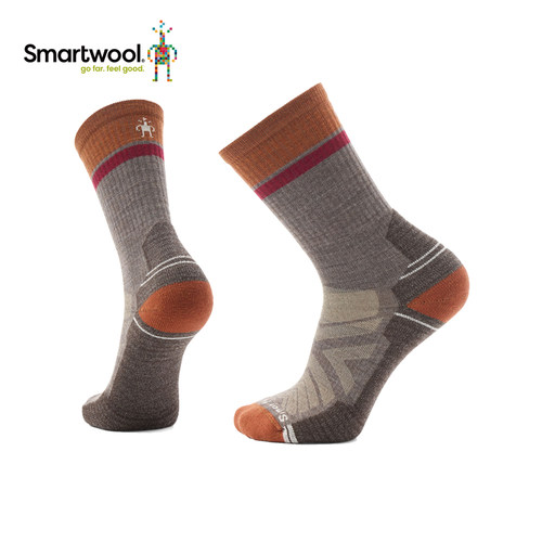 Smartwool羊毛徒步袜轻量户外美利奴羊毛袜保暖中筒袜可机洗1896