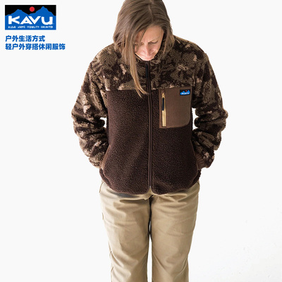 kavu秋冬户外摇粒绒开衫外套