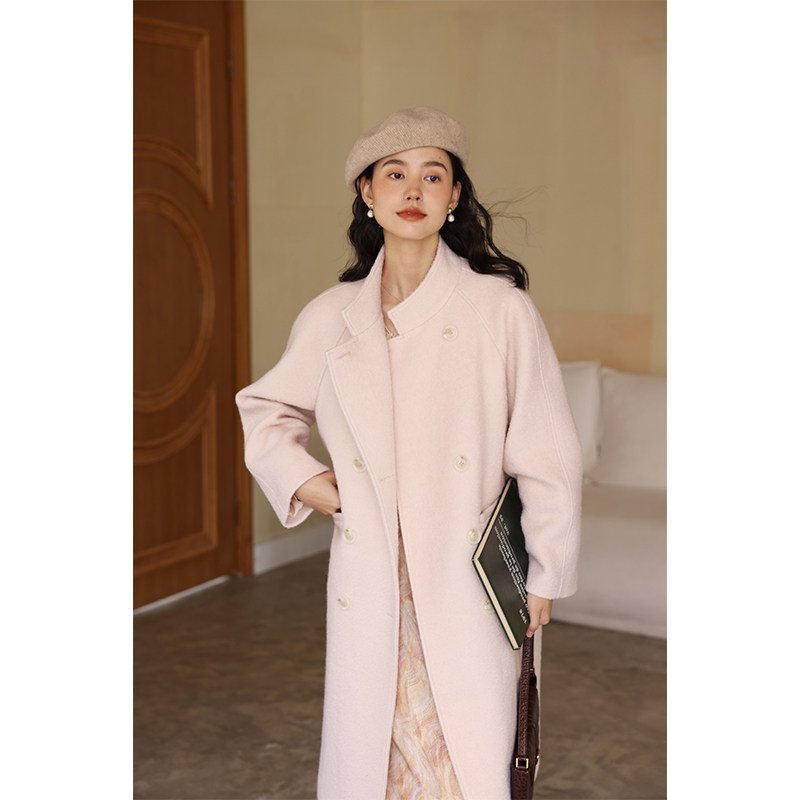 HeyDress马卡龙毛呢外套女秋冬复古圈圈呢立领宽松气质羊毛大衣,女装/女士精品,毛呢外套,淘宝优惠券,粉丝福利购,淘宝优惠卷