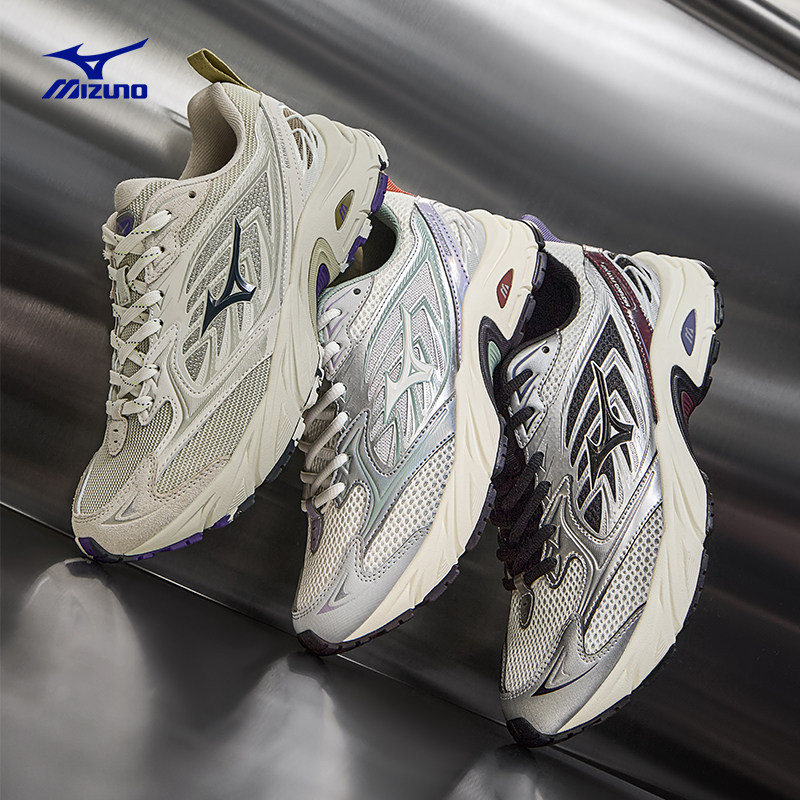 【欢聚日】美津浓26春夏新款透气缓震复古回弹休闲跑步鞋 FIYI