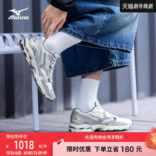 RIDER Mizuno美津浓运动休闲鞋 WAVE 复刻廓形缓震跑步鞋 经典