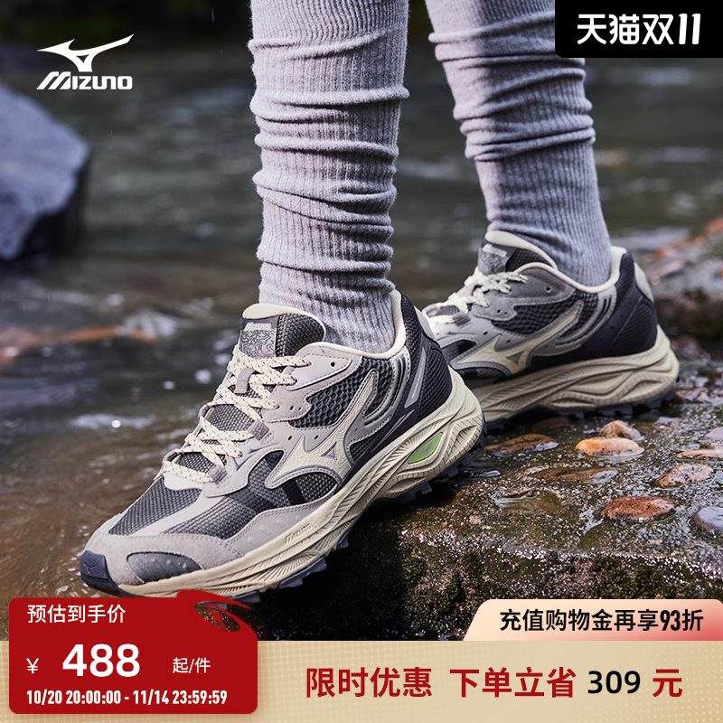 Mizuno美津浓秋冬男女复古潮流山系户外轻野鞋跑步鞋RACER ADV