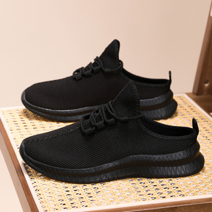 男鞋运动鞋2025春夏新款透气网面鞋防滑减震轻便跑步鞋男7766P55