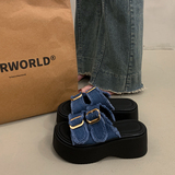 配裙子厚底增高凉拖鞋女夏季外穿高级感2025新款外出拖鞋B07P65，男鞋运动鞋，四季服饰