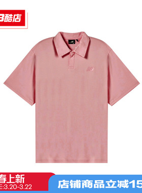 New Balance NB nice rice 男款纯棉T恤运动短袖POLO衫男5FD27041