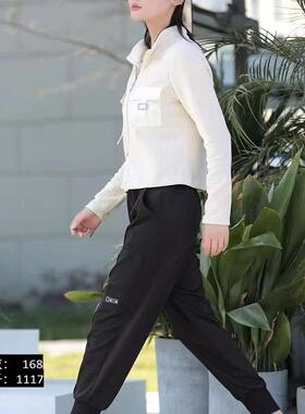 莫西摩摩登时尚秋冬小众简约遮肉弹力舒适黑色长裤K1117