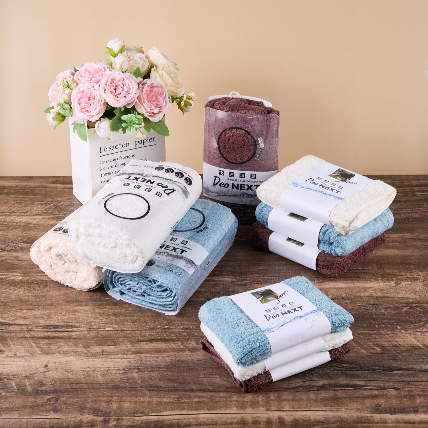 清仓日本那须藤Deo NEXT快速消臭100%纯棉毛巾面巾吸水速干洗脸巾,居家布艺,毛巾/面巾,淘宝优惠券,粉丝福利购,淘宝优惠卷