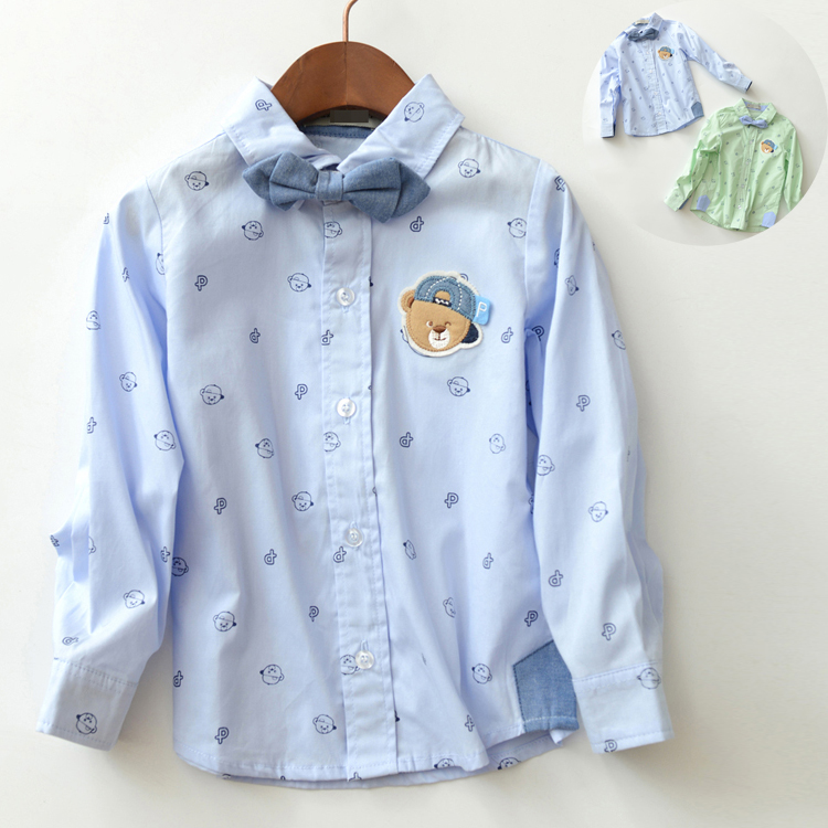 Chemise enfant à manche longue - Ref 2084354 Image 1