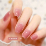 CICICICICINAIL SWIET/DB NET RED TRANSPARENT NUDE GNAIL PLAYCE CLEACE ICED JADE FAT FAT COLOR LASTING