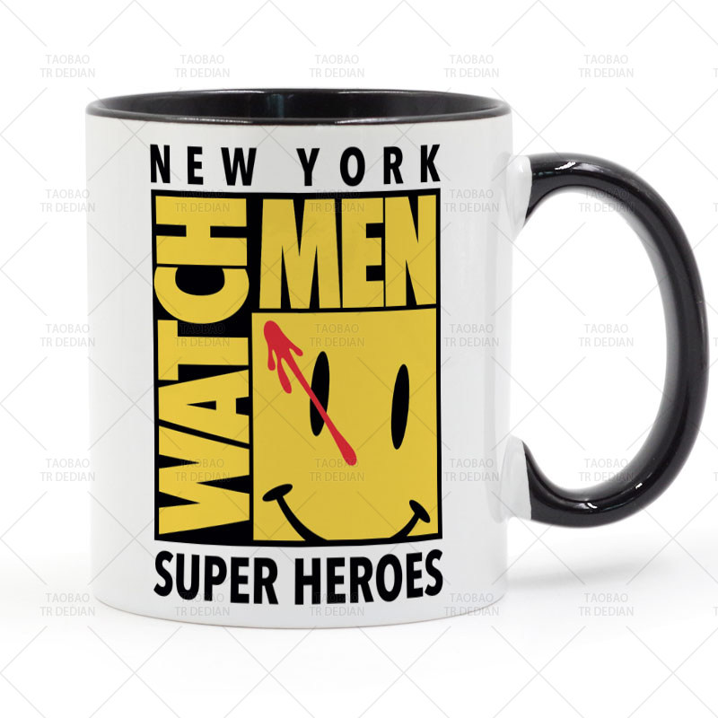 New York WATCH MEN 纽约守望者 Superhero 超级英雄陶瓷马克杯,餐饮具,马克杯,淘宝优惠券,粉丝福利购,淘宝优惠卷