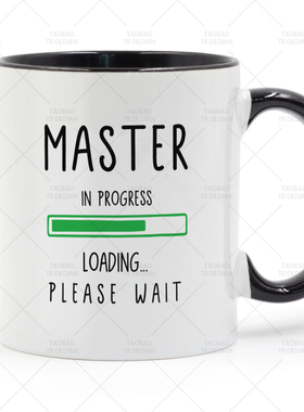 Master in Progress Loading 大师/硕士马克杯 陶瓷喝水杯